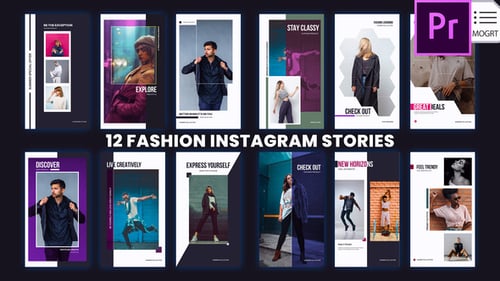 Dynamic Fashion Lookbook Social Media Stories