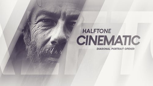 Halftone Portrait Titles – Cinematic Film Opener