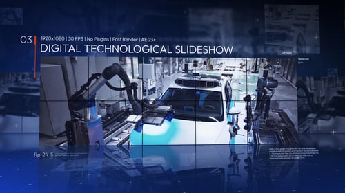 Digital Technological Slideshow