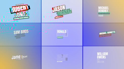 Lower Thirds | After Effects