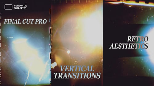 Vertical Retro Aesthetics Transitions | Final Cut Pro