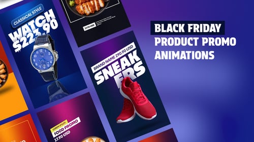 Black Friday Product Promo Animations for Instagram Stories