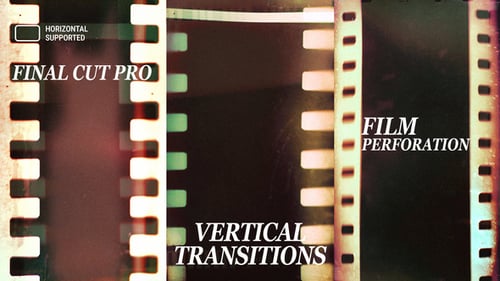 Vertical Film Perforation Transitions | Final Cut Pro