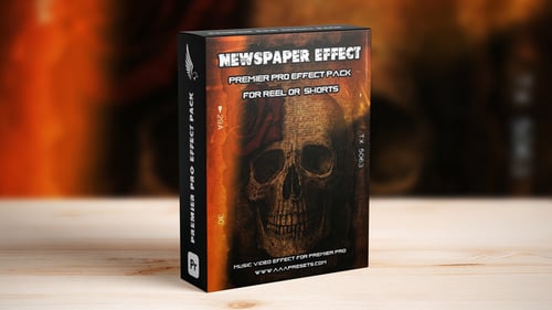 Vintage Newspaper History Slideshow in Premiere Pro – For Reels, TikTok & Shorts