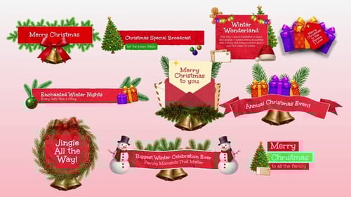 Christmas Lower Third