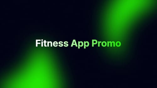 Fitness App Promo