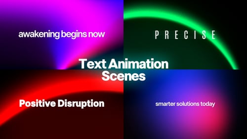Text Animation Scenes