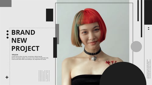 Dynamic Geometric Slideshow Opener