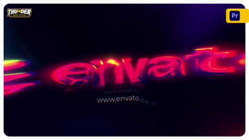 Liquid Gradient Chrome Logo Reveal