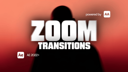 Dynamic Zoom Transitions Pack with Energetic Lens Effects