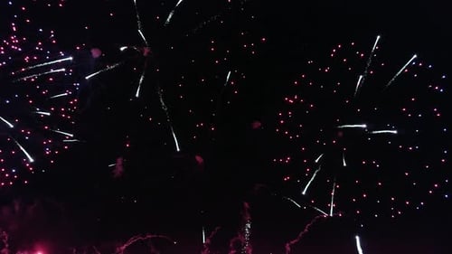 Wunderschönes Feuerwerk am Unabhängigkeitstag