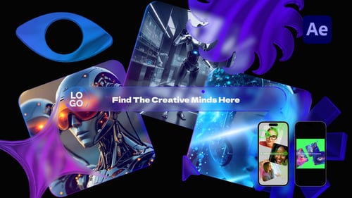 Gradient Glass Search Identity Reveal