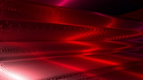 4K Abstract Red Wavy Dots Background Seamless Loop