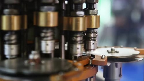 Automated Machine Working in a Factory Setting