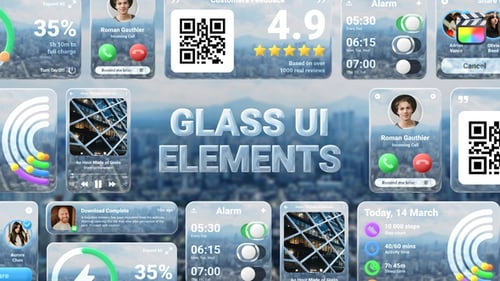 Liquid Glass Elements Pack - FCP