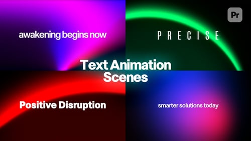 Text Animation Scenes | MOGRT