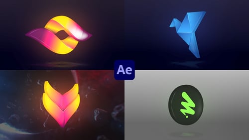 3D Loop Logo for After Effects