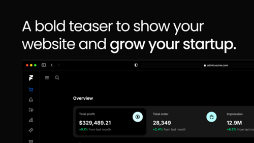 Website Promo Teaser