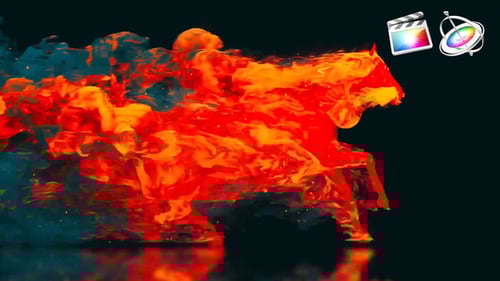 Flaming Horse Logo Reveal