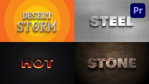 Efecto de texto - Estilo de acción 01