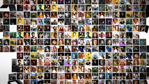 Folding Photo Logo Reveal