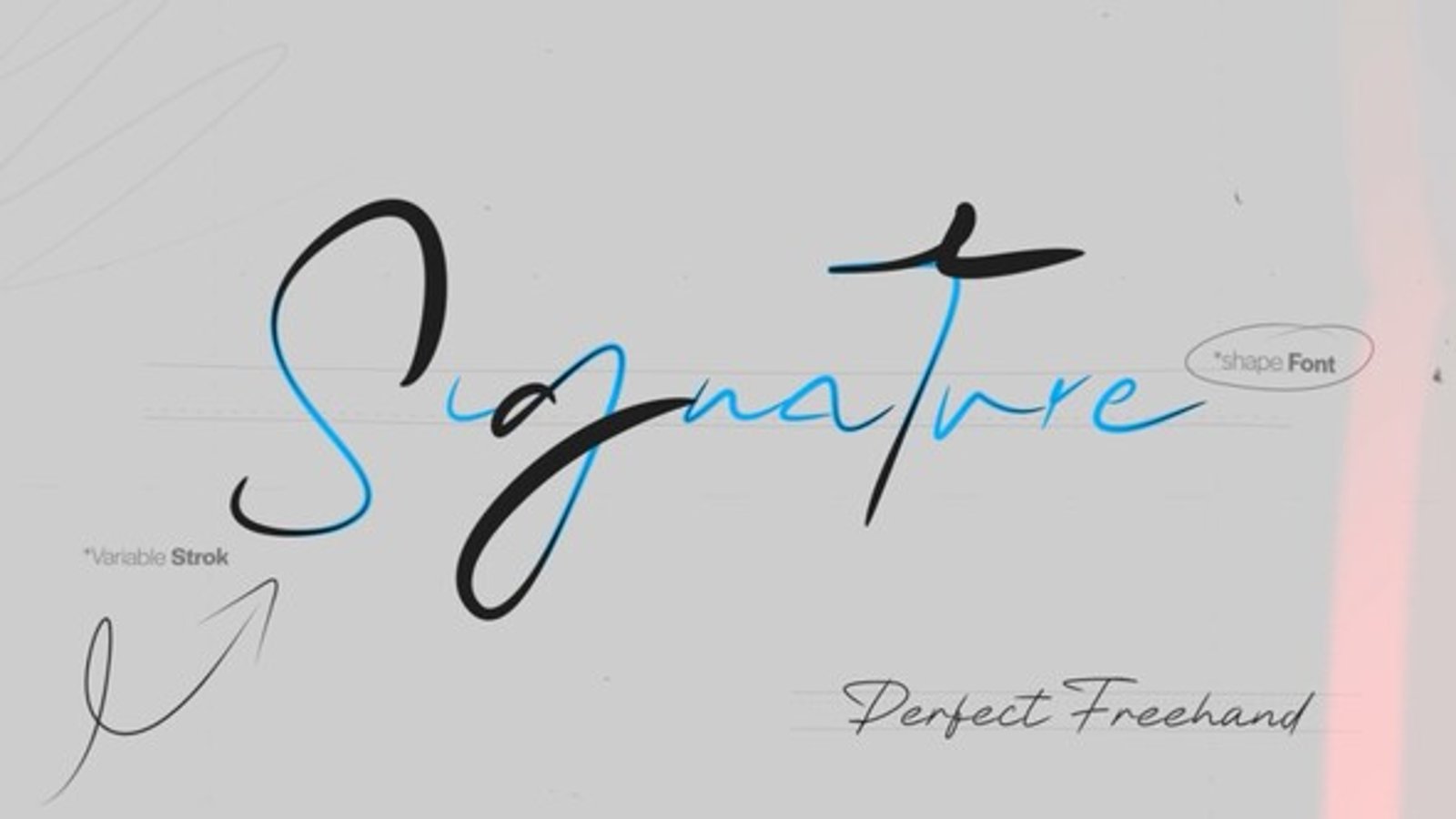 Custom Signature Write-On Text Animation Template, Titles ft ...