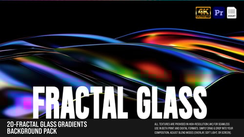 20-Fractal Glass Gradients Background Pack For MOGRT