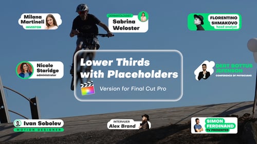 Modern Minimal Lower Thirds Pack
