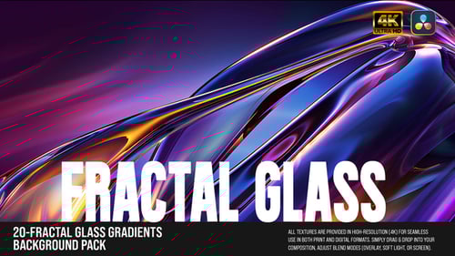 20-Fractal Glass Gradients Background Pack For DR
