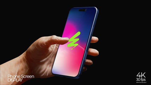 Phone In Hand Mockup