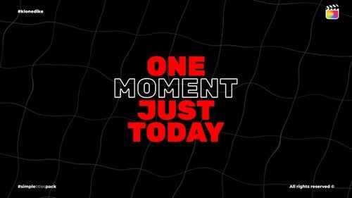 Simple Titles \ FCPX