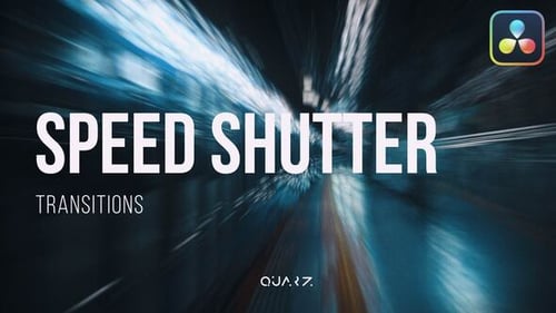 Transições Speed Shutter para DaVinci Resolve
