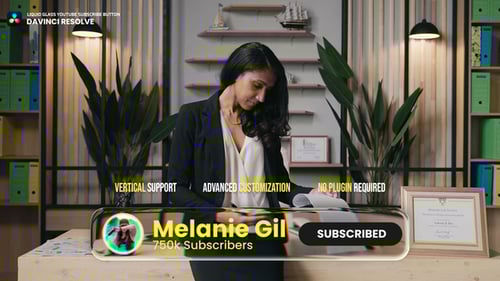 Liquid Glass Youtube Subscribe Button