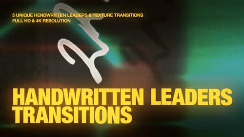 Handwritten Leaders Transitions | MOGRT