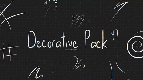 Decorative Scribble Elements | 47 Doodle Animations MOGRT