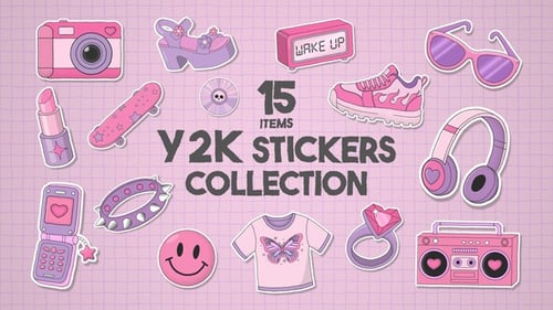 Y2K Stickers Collection