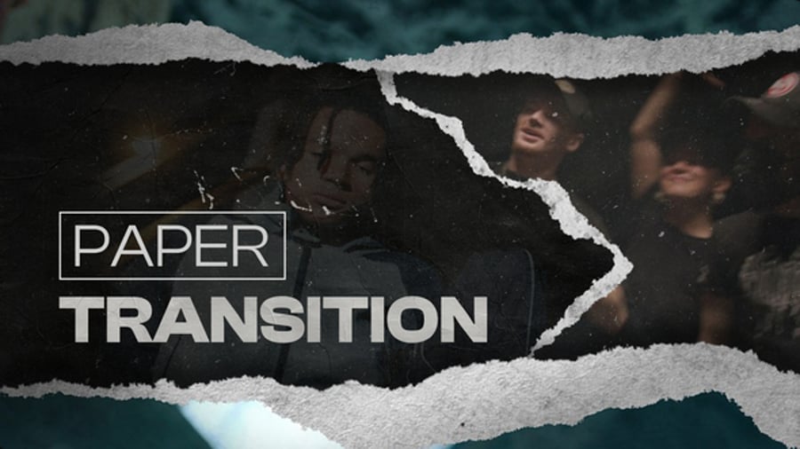 Dynamic Paper Rip Transition Video Effect, Elements ft. paper ...
