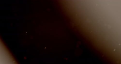 Abstract Particle Animation on Gradient Brown Background