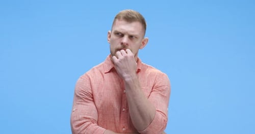 Young Man Thinking