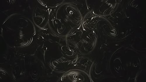 Abstract Flowing White Lines Looping Background