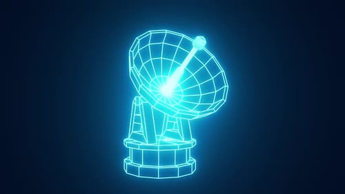 Radar satellite antenna dish technology