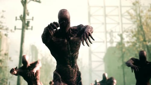 Gruselige Zombies