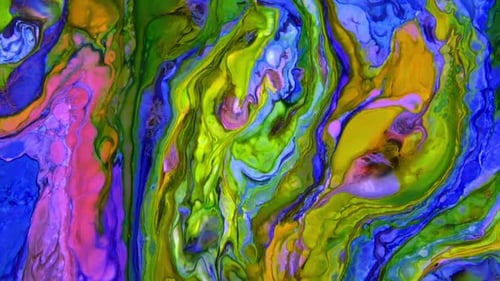 Psychedelic Galactic Paint Texture Background