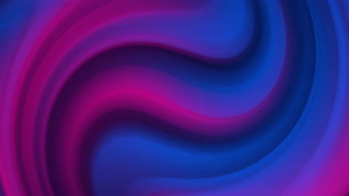 Abstract Fluid Swirl Loop Background in Pink and Blue Gradient