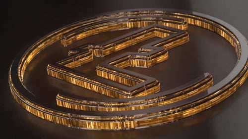 Elegant 3D Metallic Logo Reveal Animation