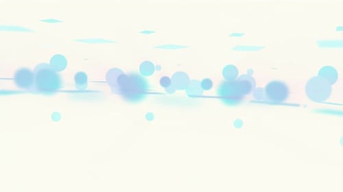 Abstract Futuristic Circles Grid