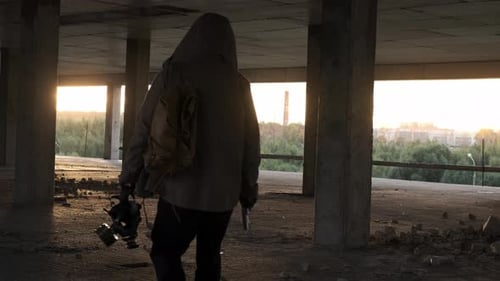 Filmisches Konzept des Endes der Apokalypse oder der chemischen Bedrohung, des Endes der Covid-19-Pandemie