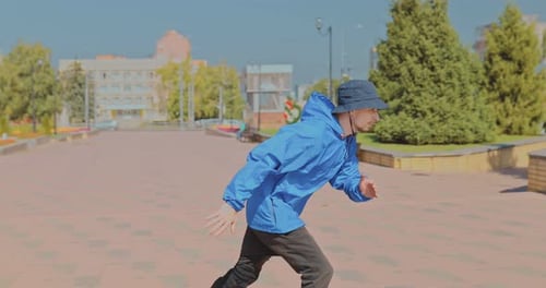 Parkour in a City Park