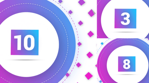 Dynamic Modern Top 10 List Countdown Titles