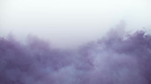Schleife über die Wolken fliegen